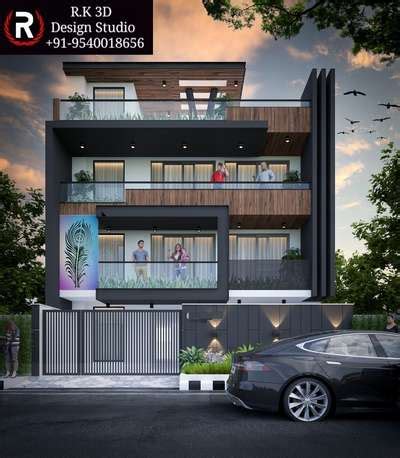 Exterior, Lighting Designs by 3D & CAD Rizwan Saifi, Faridabad | Kolo