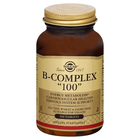 Solgar B-Complex "100" Mg Tablets - Shop Herbs & homeopathy at H-E-B