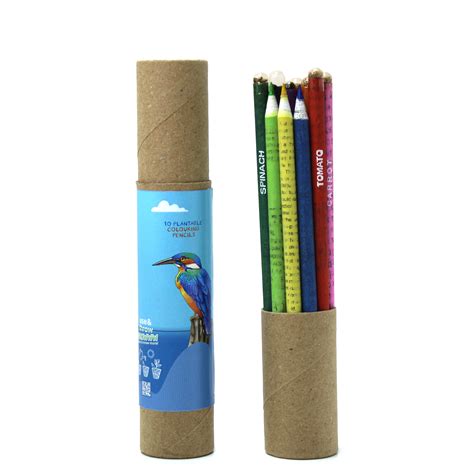 Buy Recycled paper seed crayons & color pencils Online in India