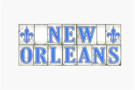New Orleans Street Tile Font Letter Designs | Etsy