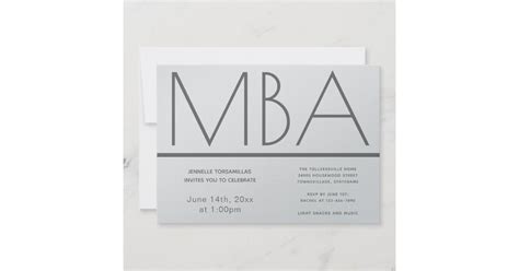 MBA Graduation Invitations 的图像结果