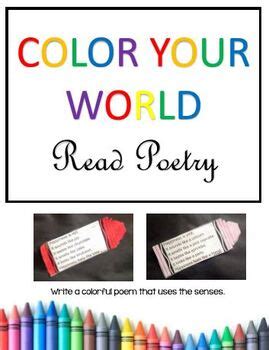 Image result for Color My World Poem Examples