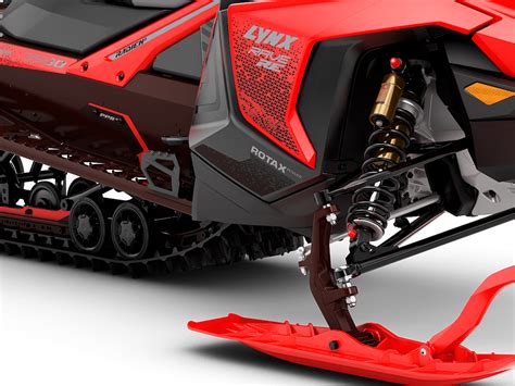 Front suspension of the 2027 Lynx Shredder RE snowmobile