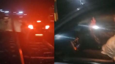 Drunken man drives car on railway track thinking as road, native of ...