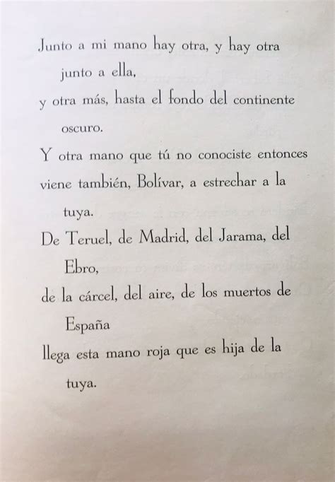 Un canto para Bolívar by Pablo Neruda. Signed and inscribed. Firmado y ...