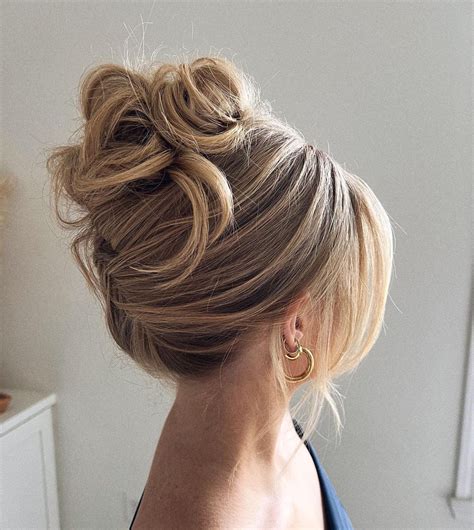 How to high bun updo hairstyle – Artofit