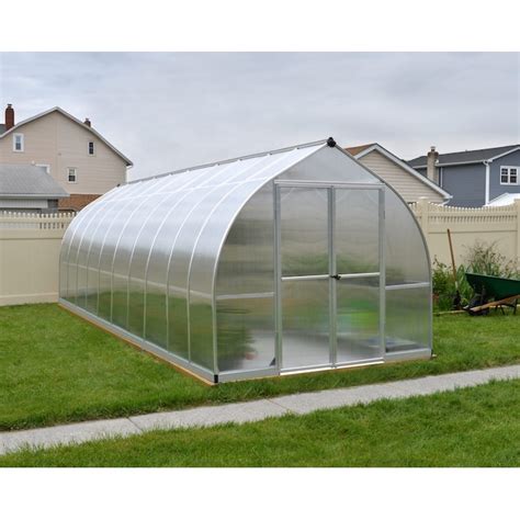 Canopia by Palram Bella 20-ft L x 8-ft W x 7.1-ft H Silver Frame/Diff ...