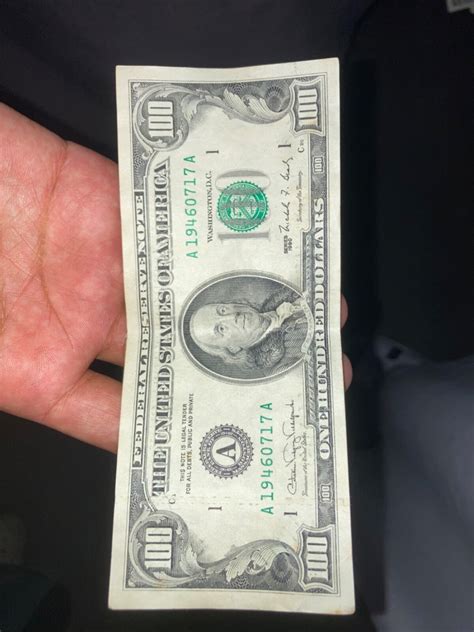 Series 1990 $100 Dollar Bill Federal Reserve Note Circulated | eBay