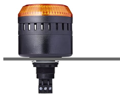 814511405 AUER Signal | AUER Signal ELG Series Amber Buzzer Beacon, 24 ...