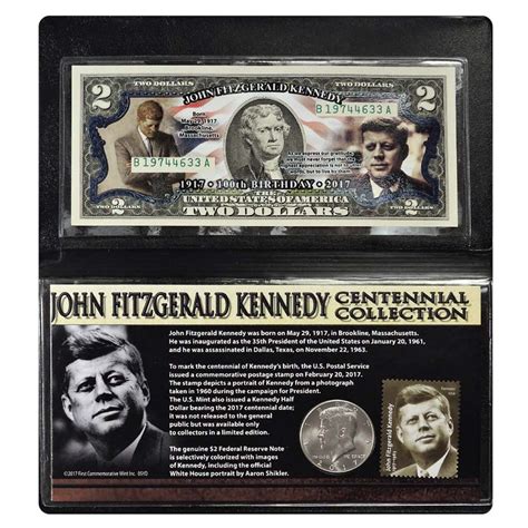 2017 Kennedy Centennial Note, Coin & Stamp Collection | International ...