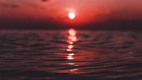 Reflection Of Sunset On Water Wallpaper, HD Nature 4K Wallpapers ...