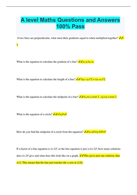 Image result for First Question of a Level Maths