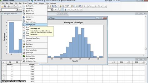 Minitab Basic Tutorial 的图像结果