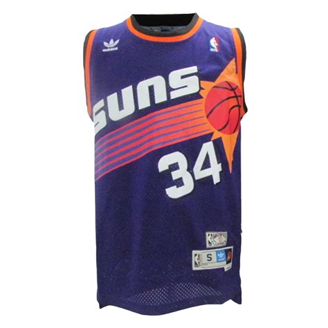 Men's Phoenix Suns Charles Barkley #34 Purple Hardwood Classics Jersey ...