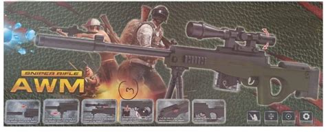 DollsnKings PUBG Sniper Rifle AWM Gun 8× Distance Micro Mirror ...