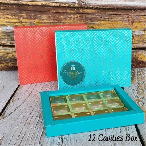 12 Cavities Mithai/Chocolate Box (Pack of 5) – Prayog Boxes & More