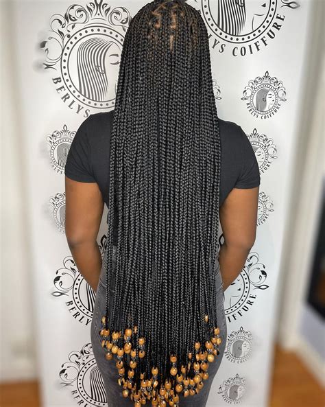 40 Attractive Waist Length to Floor Length Box Braids Hairstyles ...