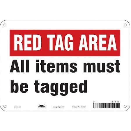 Image result for Red Tagging Items
