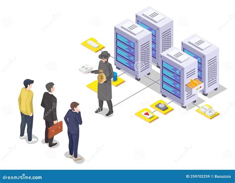 Insider Threat 3d Vector Anonymous Hacker Attack Stock Vector - Illustration of protection ...