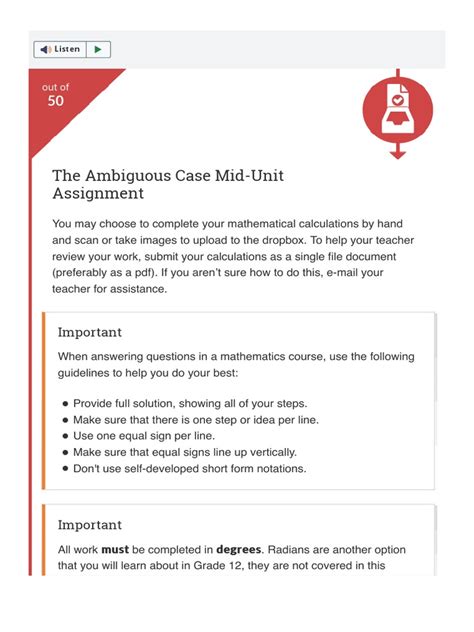 Image result for Ambiguous Case Geometry