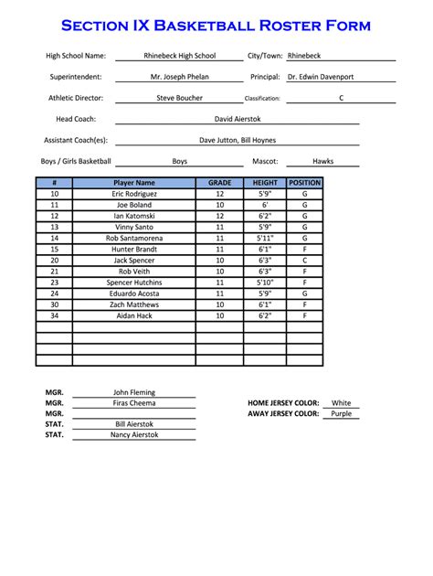 Fillable Online Rhinebeck High School Fax Email Print - pdfFiller