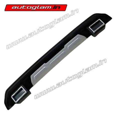 Toyota Glanza 2019+ Rear Bumper Diffuser With Dual Chrome Tip | AGTG23 ...