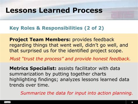Image result for Lessons Learned Process