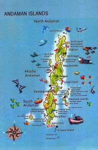 Andaman And Nicobar Islands Map Multicolour Photo Paper Print Poster ...