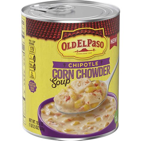 Old El Paso Chipotle Corn Chowder Soup - Old El Paso