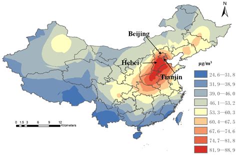 Spatial-Temporal Variation in Health Impact Attributable to PM2.5 and Ozone Pollution in the ...