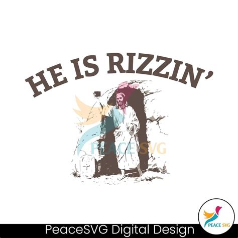 He Is Rizzin Funny Easter Jesus Taking A Tomb Selfie SVG Instant ...