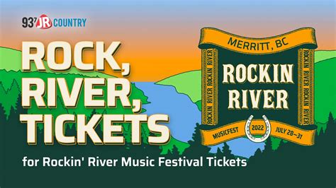Rock, River, Tickets for Rockin’ River | 93.7 JR Country