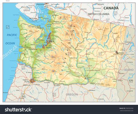 Columbia River Map