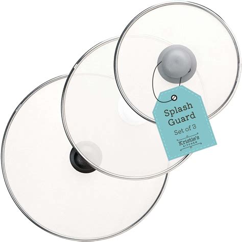 Buy Splatter Screen for Frying Pan - Grease Splatter Guard - Set of 3 ...