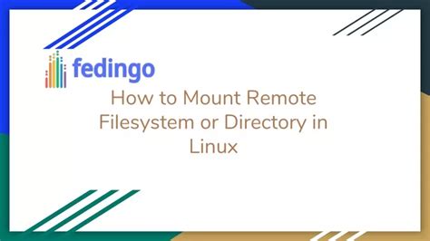 Mount a File System Linux 的图像结果