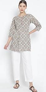 Yash Gallery Women's Cotton Solid Straight Top for Women (1336YKBLACK ...