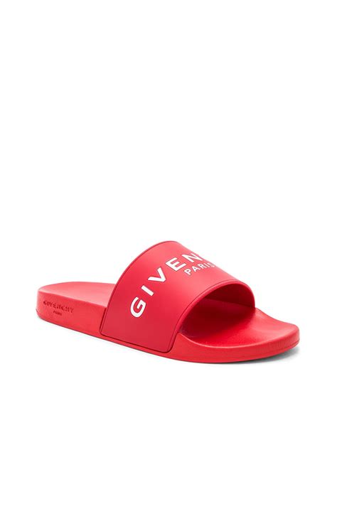 Givenchy Slides in Red | FWRD