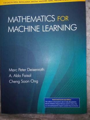 Mathematics For Machine Learning: Buy Mathematics For Machine Learning ...