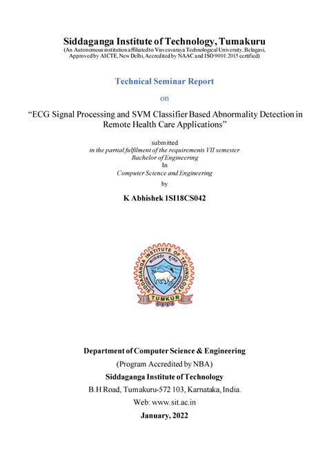 Technical Seminar Report Template 21 22 - Siddaganga Institute of ...