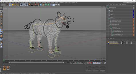 3D Caracal Rigged for Cinema 4D model | 3D Molier International