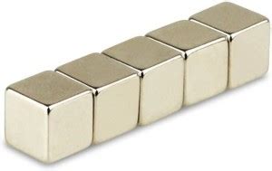 GMT 5 pieces of 10X10X10mm Neodymium cube Magnet for Arts,Crafts, DIY ...