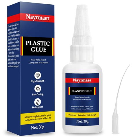 Plastic Glue, 30g Super Glue for Plastic, Glue for Plastic for Bonding ...