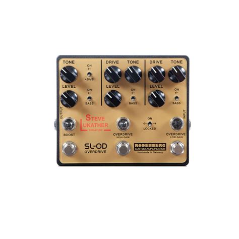 Rodenberg SL-OD Custom Shop Low/High Gain Overdrive Boost Steve Lukath ...