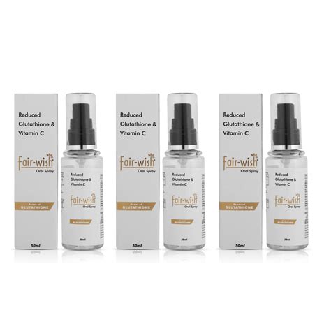 Buy FAIR WISH Glutathione Oral Spray with C - Radiant Skin Whitening ...