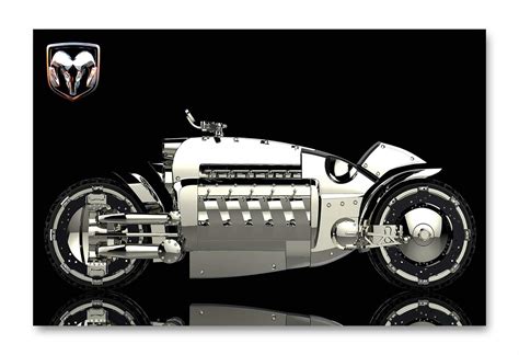 Tamatina Paper Bike Dodge Tomahawk Hd Poster (Standard, Beige) : Amazon ...