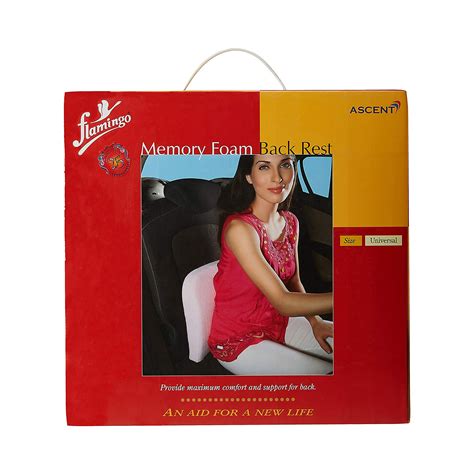 Buy Flamingo Memory Foam Back Rest - Cureka