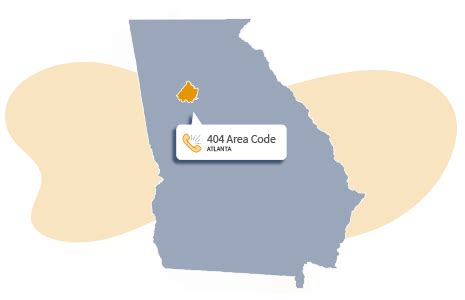404 Area Code Map 的图像结果