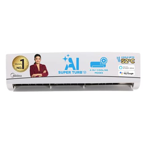 Midea 1.5 Ton 3 Star AI Gear Inverter Split AC SANTIS PRO+ DELUXE