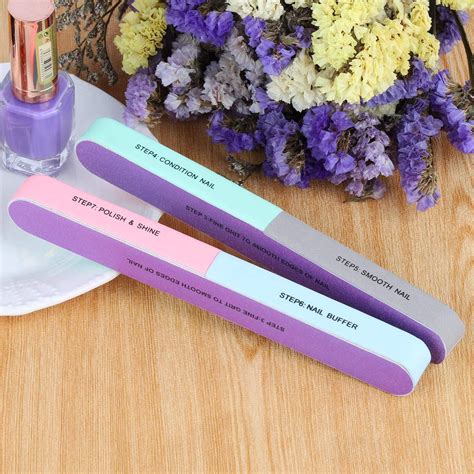 BTYMS Professional 7 Way Nail File and Buffer Block Set - India | Ubuy