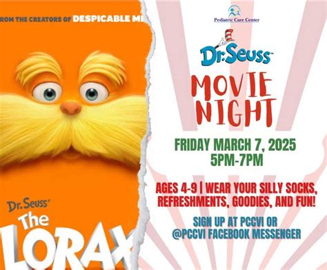 Dr. Seuss Movie Night - My Virgin Islands